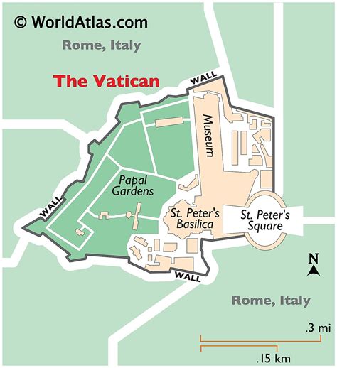 vatican city area in km